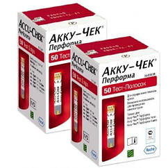 Тест-смужки Accu-Chek Performa (Акку-Чек Перформа) 100 шт. (2 уп.*50шт.)