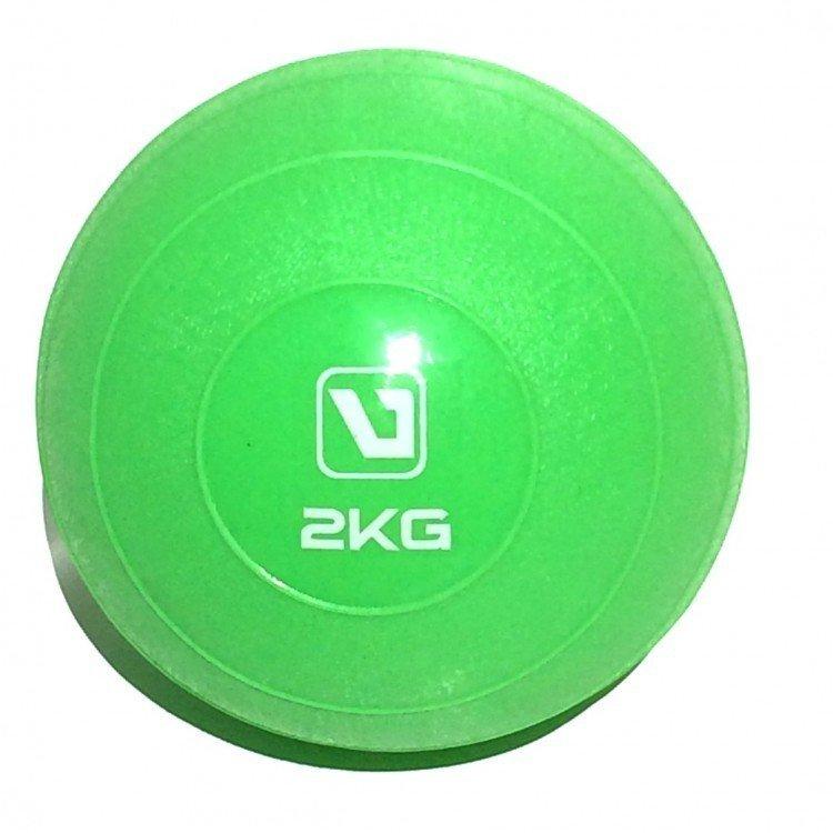 Медбол LiveUp Soft Weight Ball, зелений