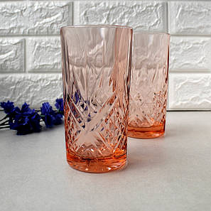 Набір високих рожевих склянок Luminarc Зальцбург 380 мл 6 шт (P9166), фото 2
