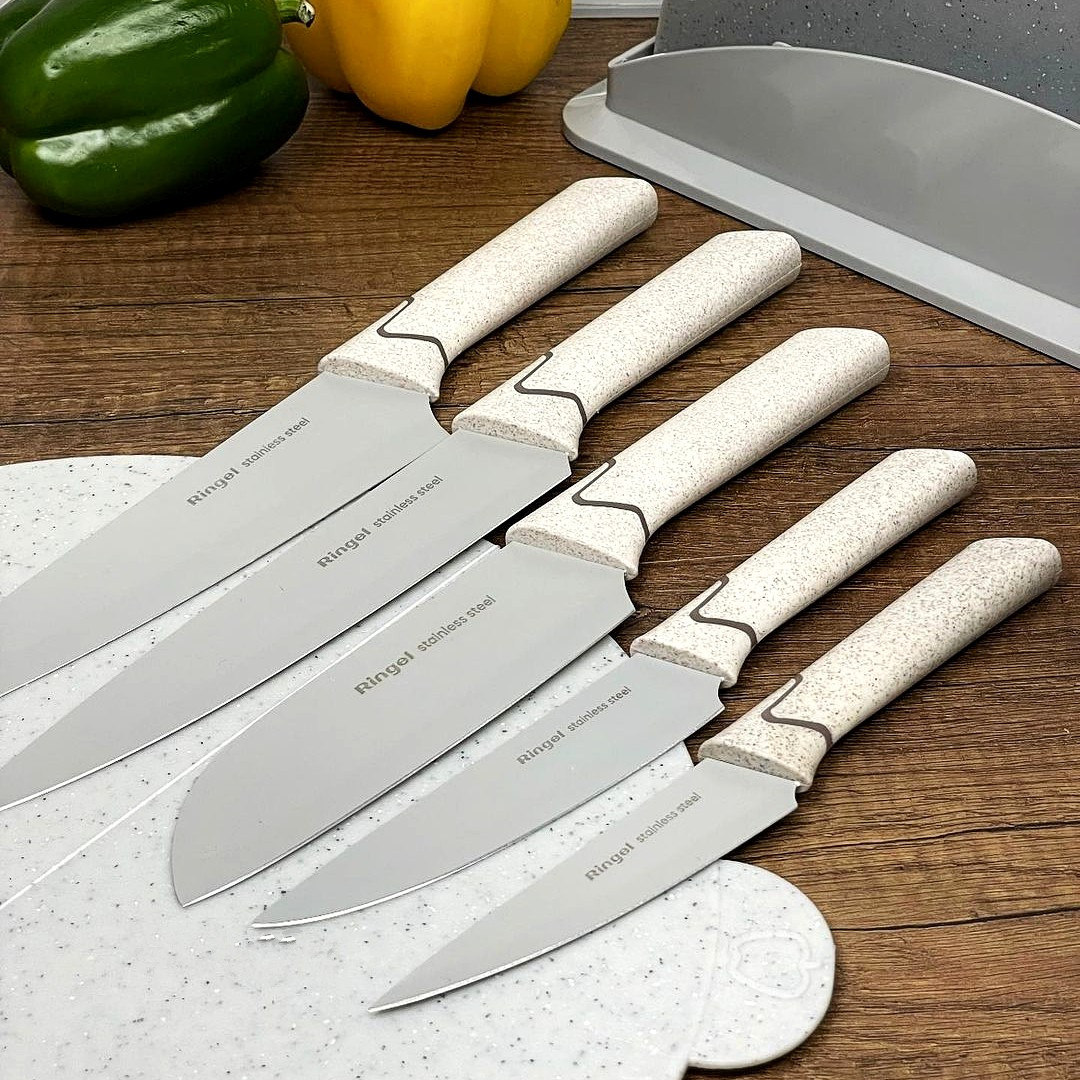 Нож кухонный универсальный 12 см из нержавеющей стали Ringel Weizen - фото 4 - id-p1590910307