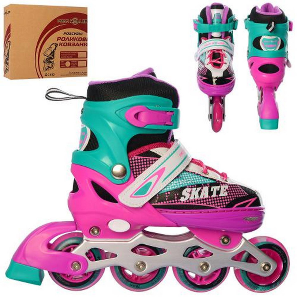 Ролики раздвижные Profi A4123-M-PGR размер(35-38) (ID#1609391182), цена ...