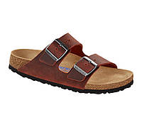 Шлепанцы ортопедические (бордовые) Arizona мягкая стелька, BIRKENSTOCK, 1015544S/1015545N