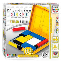 Головоломка Блоки Мондриана (желтый) Eureka Ah!Ha Mondrian Blocks yellow 473554, Lala.in.ua