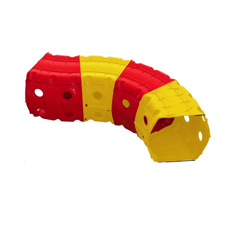 Купить Игровой тоннель DOLONI-TOYS "Тоннель 4 секции" 01471 (Оранжевый ...