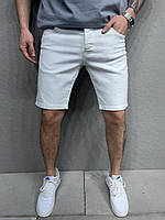 Шорти джинсові білі чоловічі на літо ADR 6915