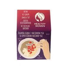 Льняна каша з насінням чіа і протеїном насіння чіа HEALTHY WOMEN, 300 гр