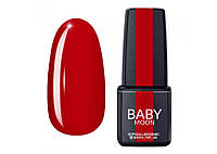 Гель-лак Baby Moon Full Red Chic №001 клубнично-красный, 6мл.