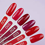 Гель-лак Baby Moon Full Red Chic №001 полунично-червоний, 6мл., фото 3