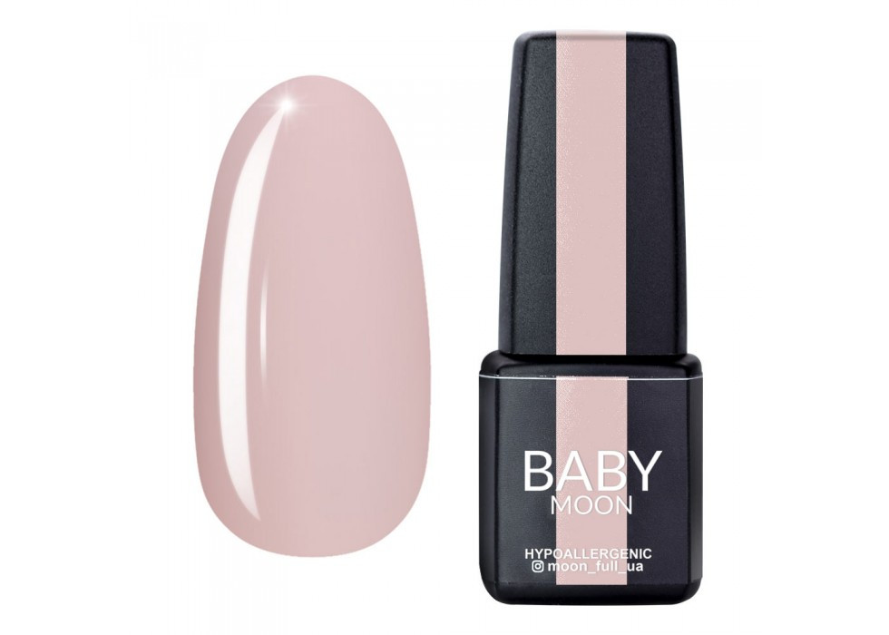 Гель-лак Baby Moon Full Sensual Nude №002 ніжний персик, 6мл., фото 1