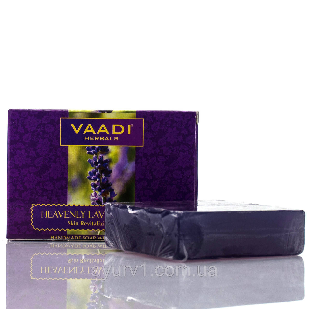 Мыло Лаванда, Heavenly Lavender, Vaadi Herbals 75г - фото 1 - id-p1608669275