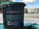 Бітумно-каучукова мастика для приклейки пінопласту на водній основі Izoplast W-KL 20 кг., фото 4