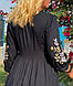 Жіноче літне плаття чорного кольору з вишивкою (з M по 2XL р), фото 3