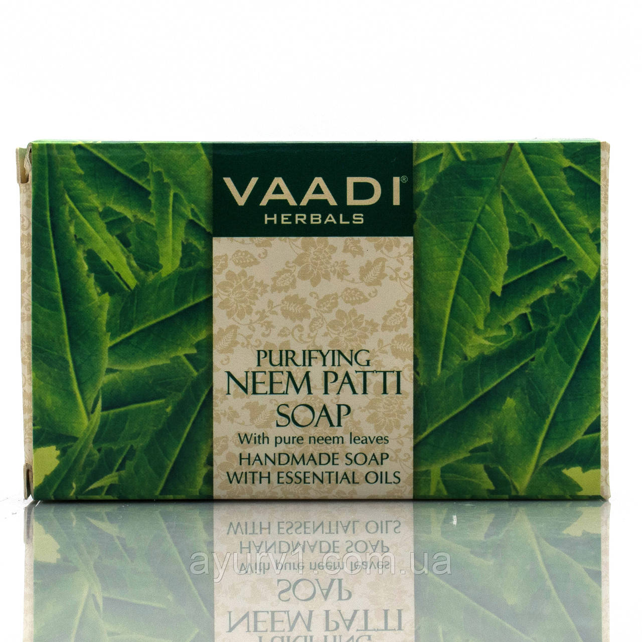 Мыло Ним, Neem Patti Antiseptic Soap, Vaadi Herbals, Индия 75г - фото 1 - id-p1608506480