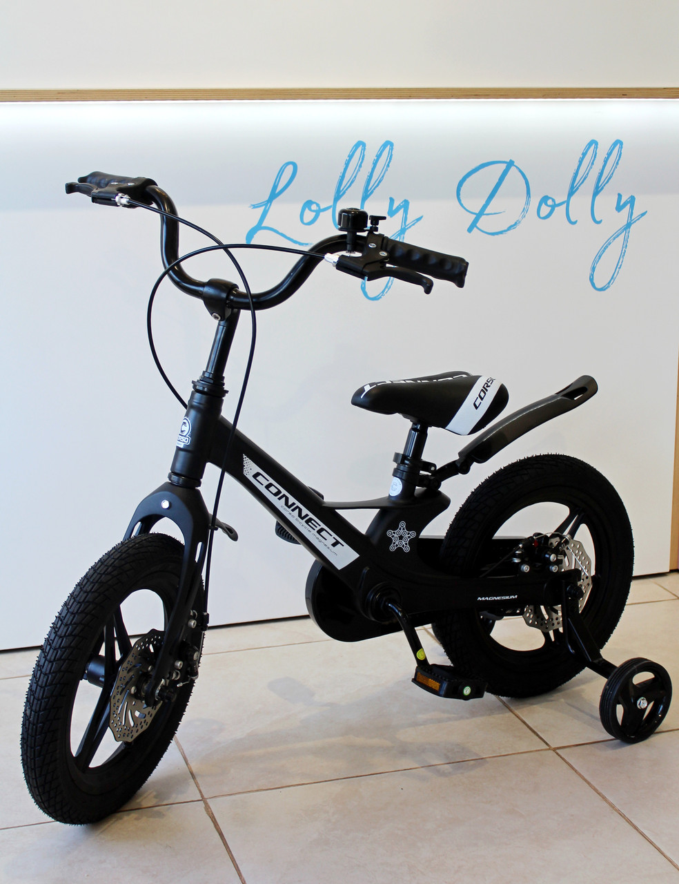 Двоколісний велосипед Corso Connect на 14 дюймів, Чорний MG-14575, фото 1