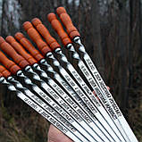 Набір шампурів з дерев'яними ручками та гравіюванням 12 шт., фото 2