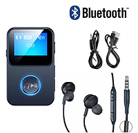 Мини MP3 Плеер Клипса Bluetooth с Экраном + Наушники GJ75-1Q