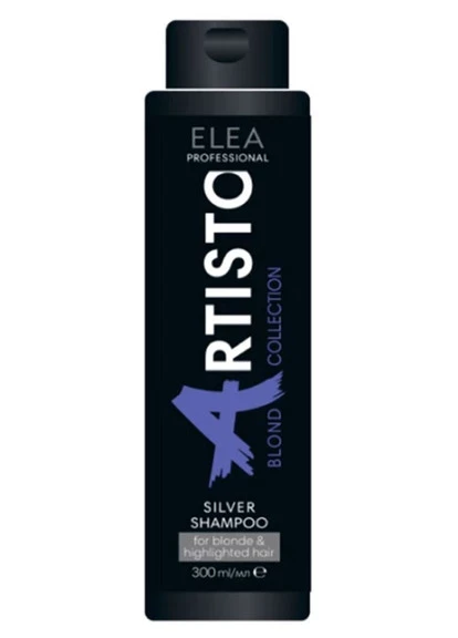 Шампунь для нейтралізації жовтизни Elea Profesional Artisto Silver Shampoo