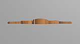 Різьблений дерев'яний декор для меблів/Декор центральний/ Код ДЦ21, фото 3