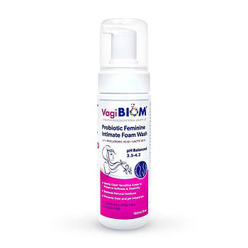 Biom Probiotics Feminine Intimate Foam Wash/Панка для інтимної гігієни 150 мл