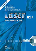 Рабочая тетрадь английского языка Laser 3rd Edition Level A1+: Workbook with key & Audio CD