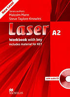 Рабочая тетрадь английского языка Laser 3rd Edition Level A2: Workbook without key & Audio CD