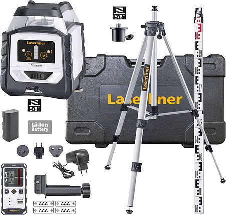 Лазерний нівелір Laserliner Duraplane 360 Set 052.500A, фото 2