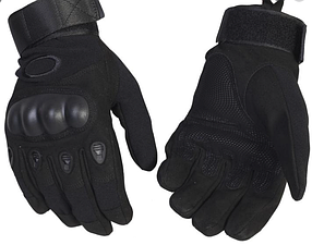 Тактичні рукавиці з пальцями LeRoy Combat XL чорний