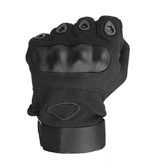 Тактические перчатки с пальцами LeRoy Combat XL черный, фото 2
