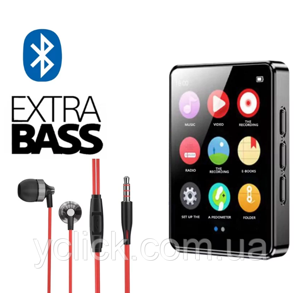 MP3/MP4 Плеєр Bluetooth + Навушники BN45-3G. Мп3/Мп4 Плеєр