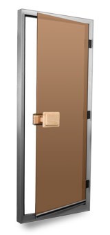Двері для парних і душових кімнат (steam door) виробництва SAWO скло