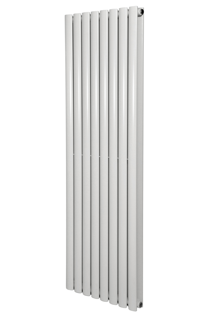 Вертикальний дизайнерський радіатор опалення ARTTIDESIGN Rimini II 8/1800/472/50 білий матовий
