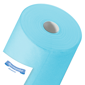 Простирадло Optimal спанбонд в рулоні 0,8х100м пл 20г/м2 Блакитний