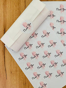 Круглі прорізані наклейки з Вашим лого (діаметр 5 см)