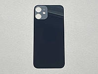 Задняя крышка для iPhone 12 Mini Black чёрного цвета на замену стекло высокое качество