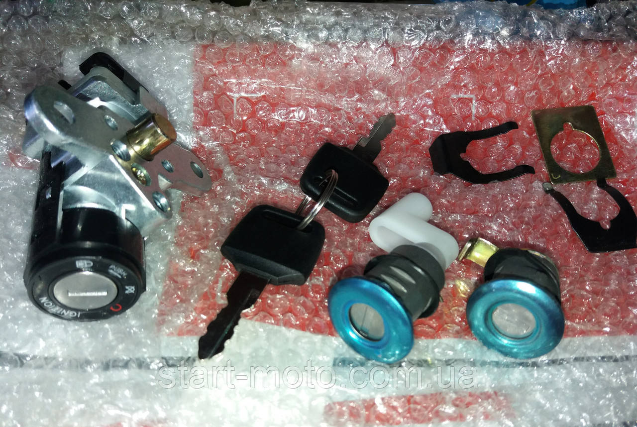 Honda DIO ZX 34/35 Dio27|28 Замок комплект з діодом (3 контакту) Якісний, фото 1