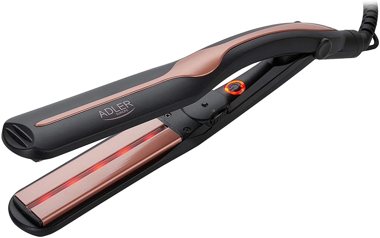Плойка для волосся випрямляч інфрачервоний Adler AD-2318 Black, фото 1