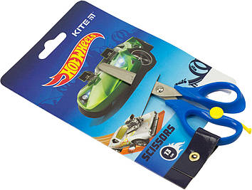 Ножиці дит. "Kite" №HW22-129 Hot Wheels 13см з пружиною(24)