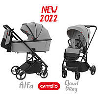 CARRELLO ALFA CRL-6507 універсальна коляска 2 в 1 Cloud Grey