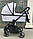 CARRELLO ALFA CRL-6507 універсальна коляска 2 в 1 Cloud Grey, фото 4