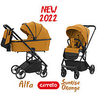 CARRELLO ALFA CRL-6507 універсальна коляска 2 в 1 Sunrise Orange