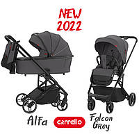 CARRELLO ALFA CRL-6507 універсальна коляска 2 в 1 Falcon Grey