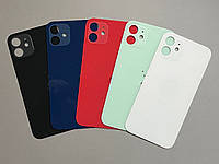 Задняя крышка для iPhone 12 (Green, White, Black, Blue, Red) на замену стекло высокое качество Новая!