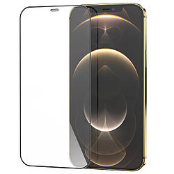 Захисне повноекранне скло загартоване для iPhone 12 Pro MAX 6.7", 2.5D рамка HOCO G5 Чорний