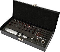 Ударна Викрутка Ціліснометалічна Набір 32 шт YATO (YT-28000)