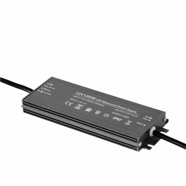 Блок живлення PROLUM Slim DC12V 100W 8,3А Series "WPS" імпульсний, герметичний IP67