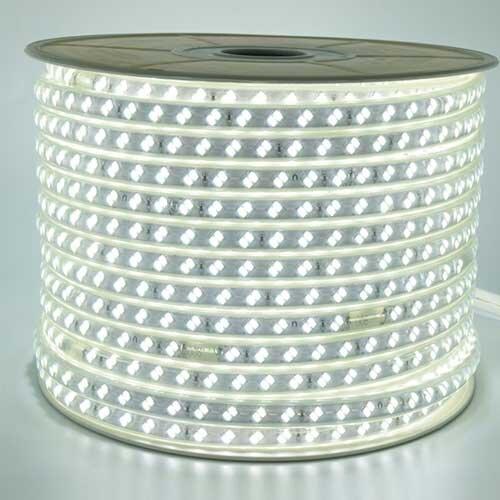 Світлодіодна LED стрічка PROLUM 220V-5730-120 холод.біла, герметична