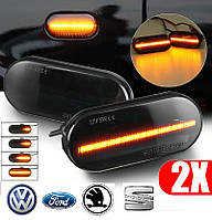 Динамічний повторювач повороту у крило Passat B6, B5, Golf , jetta Skoda SuperB, Led покажчик повороту