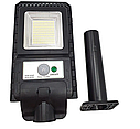 Вуличний ліхтар світильник акумуляторний 2200mA на сонячній батареї з кріпленням LED Solar Street Light 115W, фото 5