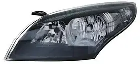 Фара передня Renault Megane '11 -14 права, чорна (DEPO)