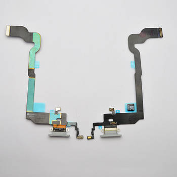 Шлейф iPhone X з білим роз'ємом живлення APN:821-01602-A Original